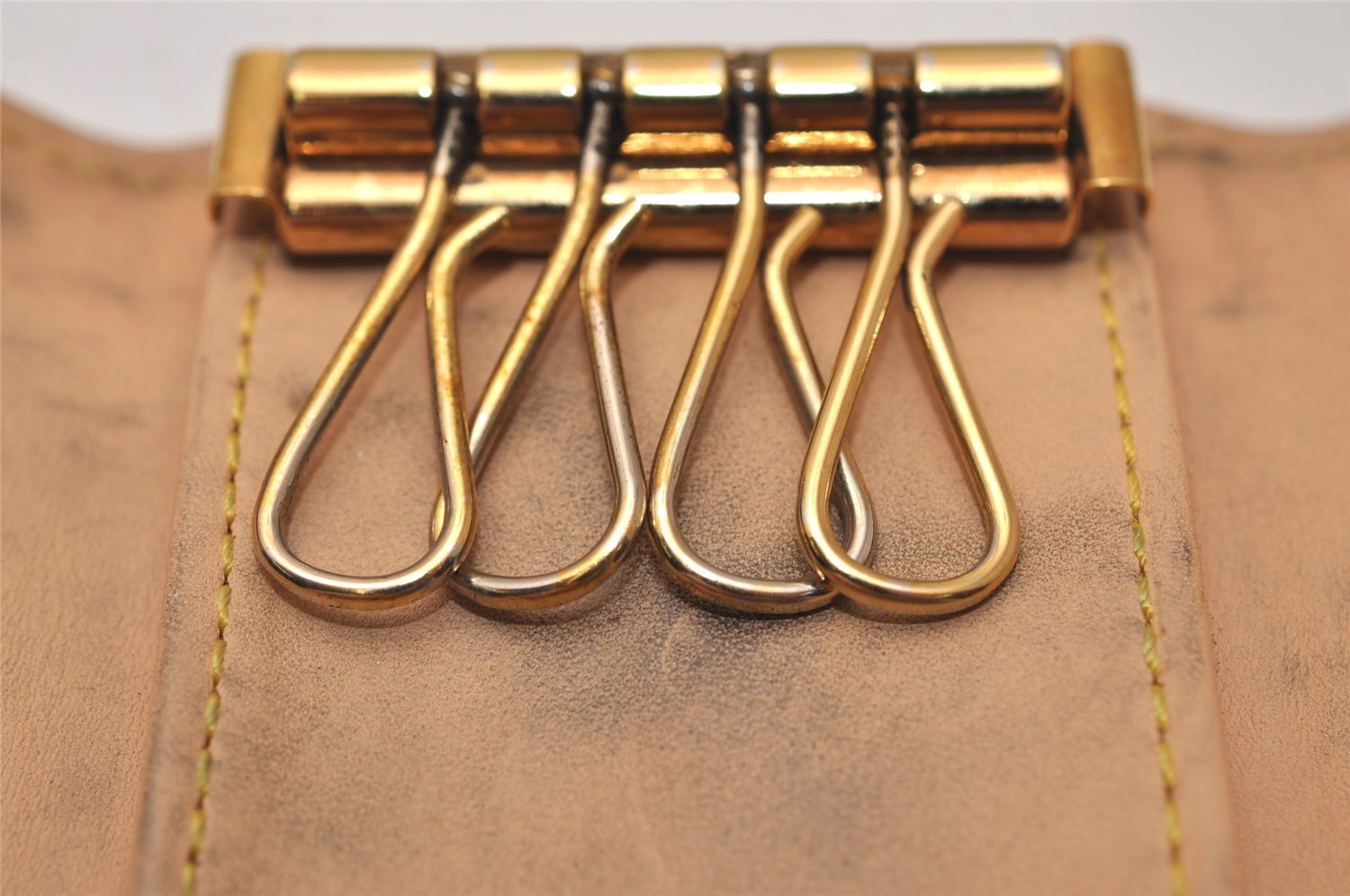 Auth Louis Vuitton Monogram Multicolor Multicles 4 Key Case M60043 White 8983J