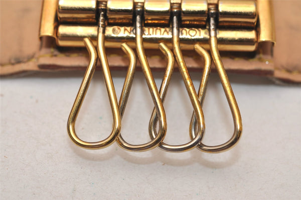 Auth Louis Vuitton Monogram Multicolor Multicles 4 Key Case M60043 White 8983J