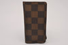 Authentic Louis Vuitton Damier Clochette PM Key Case N62661 LV 8985I