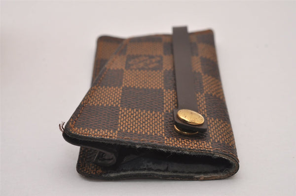 Authentic Louis Vuitton Damier Clochette PM Key Case N62661 LV 8985I