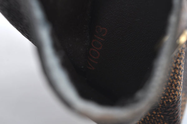 Authentic Louis Vuitton Damier Clochette PM Key Case N62661 LV 8985I