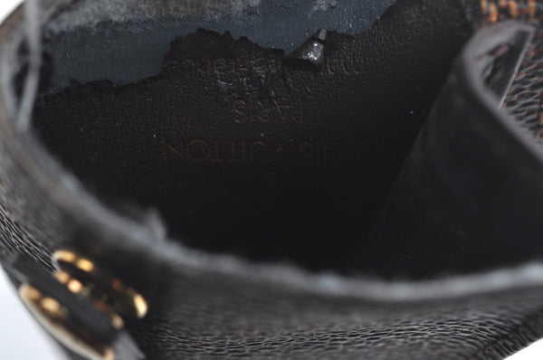 Authentic Louis Vuitton Damier Clochette PM Key Case N62661 LV 8985I