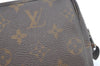Auth Louis Vuitton Monogram Trousse Toilette 18 Clutch Hand Bag Old Model 8986I