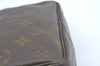 Auth Louis Vuitton Monogram Trousse Toilette 18 Clutch Hand Bag Old Model 8986I