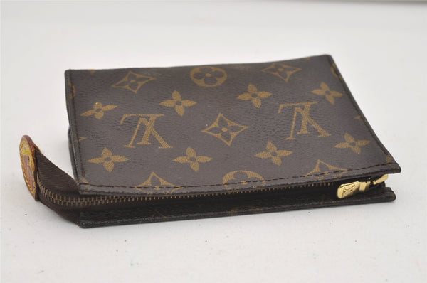 Authentic Louis Vuitton Monogram Poche Toilette 15 M47546 Cosmetics Pouch 8988I