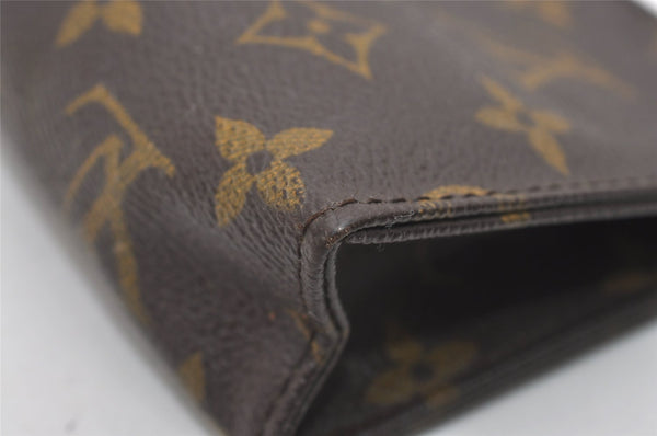 Authentic Louis Vuitton Monogram Poche Toilette 15 M47546 Cosmetics Pouch 8988I