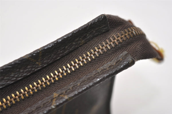 Authentic Louis Vuitton Monogram Poche Toilette 15 M47546 Cosmetics Pouch 8988I