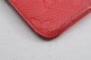 Auth Louis Vuitton Monogram Empreinte Pochette Cles Coin Purse M60634 Red 8988J