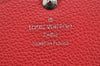 Auth Louis Vuitton Monogram Empreinte Pochette Cles Coin Purse M60634 Red 8988J