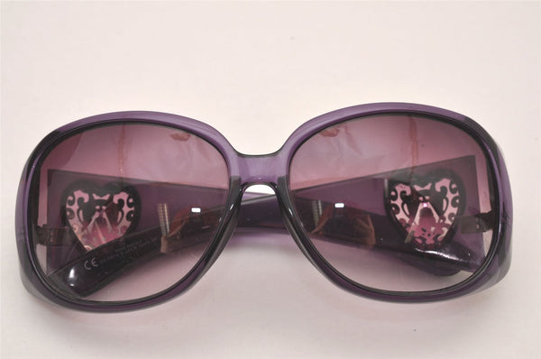 Authentic GUCCI Sunglasses Crest Heart GG 3067/F/S Plastic Purple Box 8989I