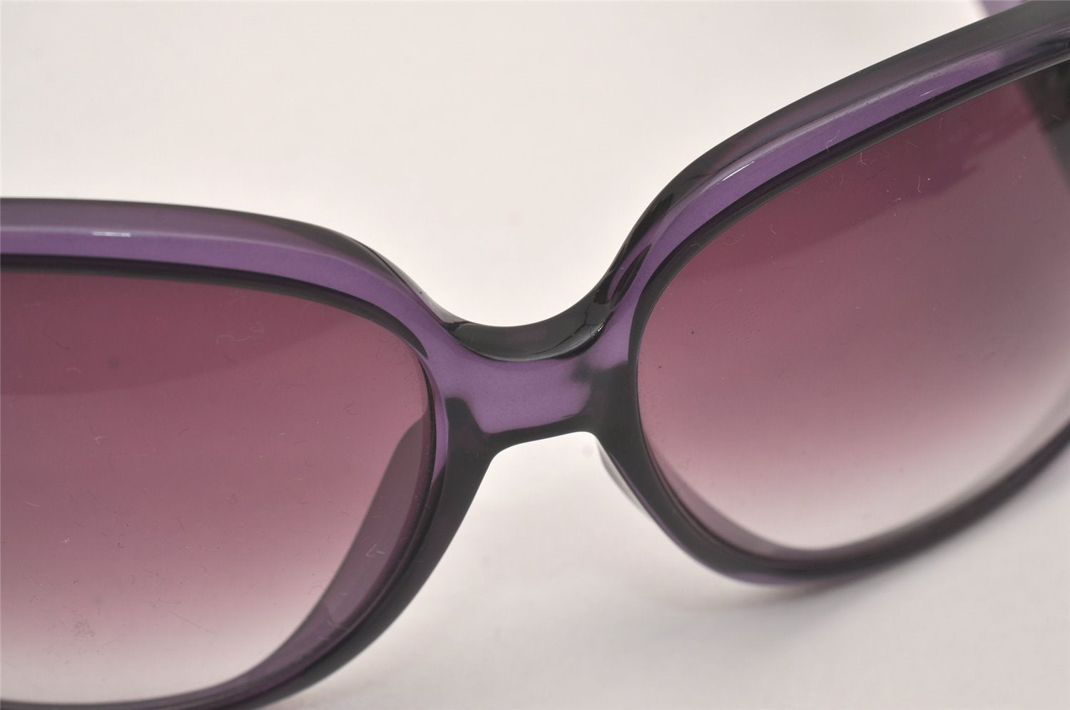 Authentic GUCCI Sunglasses Crest Heart GG 3067/F/S Plastic Purple Box 8989I