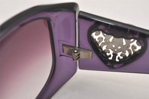 Authentic GUCCI Sunglasses Crest Heart GG 3067/F/S Plastic Purple Box 8989I