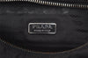 Authentic PRADA Nylon Tessuto Leather Shoulder Hand Bag Purse Black 8989J