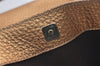 Authentic GUCCI Hasler Horsebit Shoulder Tote Bag Leather 137385 Gold 8990J