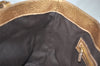 Authentic GUCCI Hasler Horsebit Shoulder Tote Bag Leather 137385 Gold 8990J