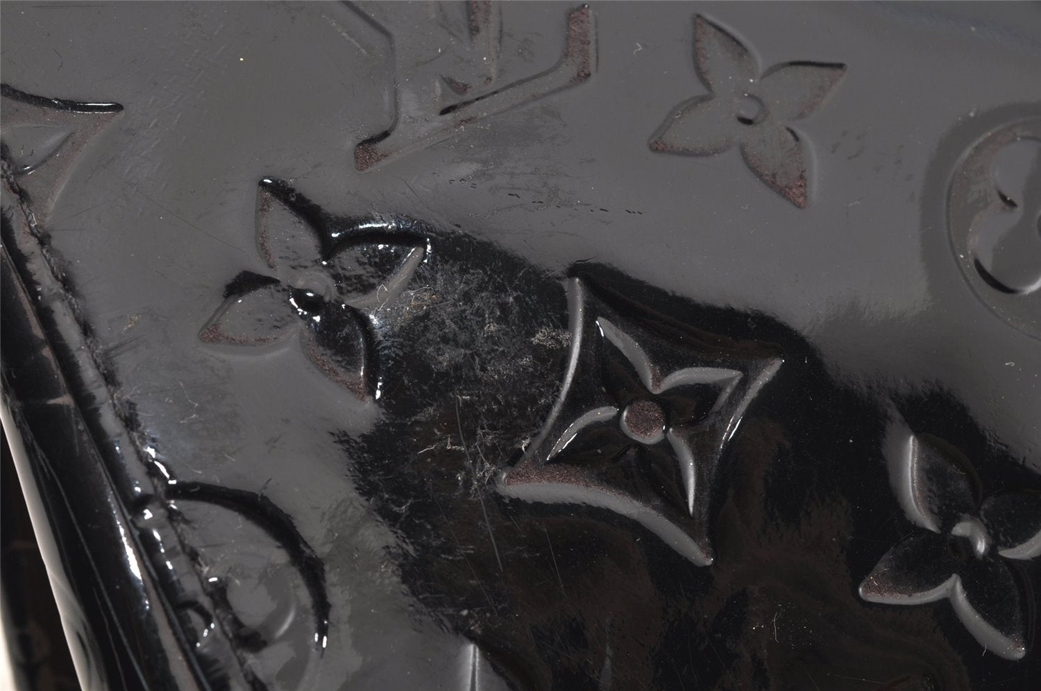 Auth Louis Vuitton Vernis Roxbury Drive 2Way Hand Bag Wine Red M91995 LV 8991I