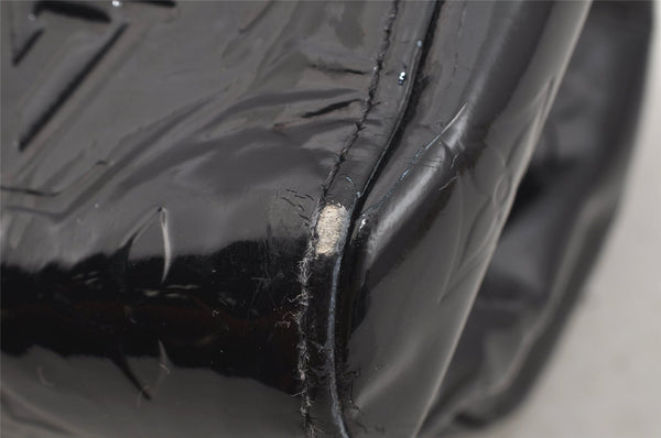 Auth Louis Vuitton Vernis Roxbury Drive 2Way Hand Bag Wine Red M91995 LV 8991I