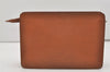 Authentic Louis Vuitton Epi Pochette Homme Clutch Hand Bag Brown M52528 LV 8992I