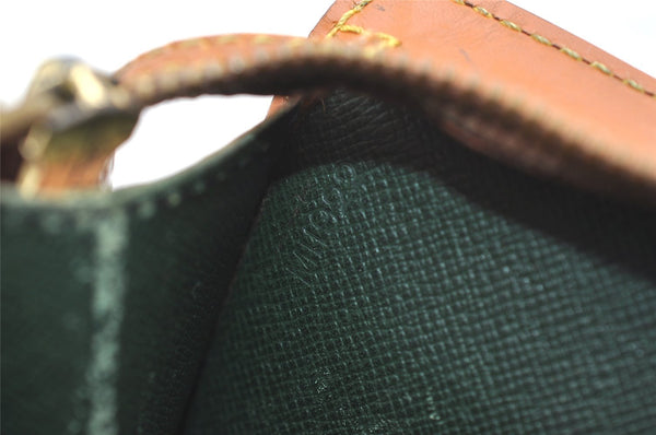 Authentic Louis Vuitton Epi Pochette Homme Clutch Hand Bag Brown M52528 LV 8992I