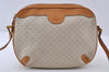 Authentic GUCCI Micro GG PVC Leather Shoulder Cross Body Bag Purse White 8993I