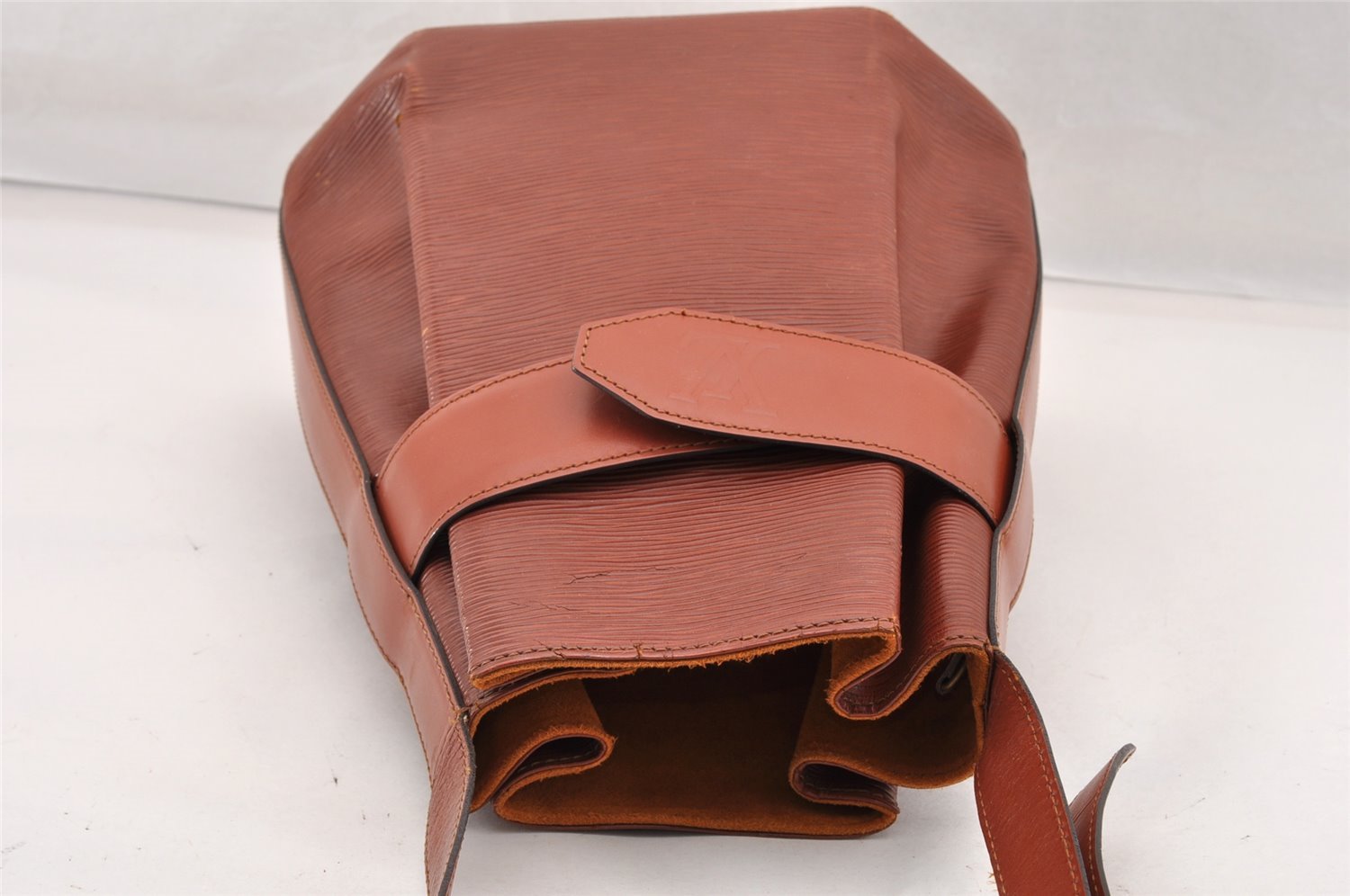 Auth Louis Vuitton Epi Sac De Paule PM Shoulder Cross Bag Brown M80203 LV 8994I