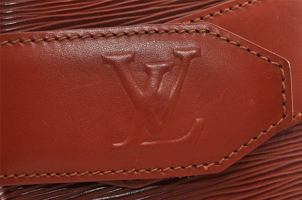 Auth Louis Vuitton Epi Sac De Paule PM Shoulder Cross Bag Brown M80203 LV 8994I