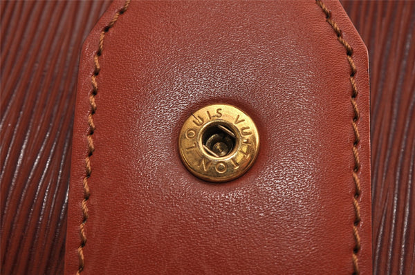 Auth Louis Vuitton Epi Sac De Paule PM Shoulder Cross Bag Brown M80203 LV 8994I