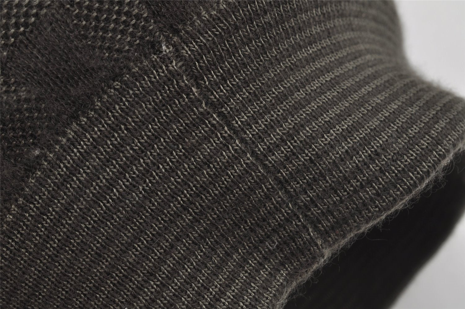 Authentic Louis Vuitton Damier Beanie Knit Cap Size M Cashmere Silk Brown 8994J