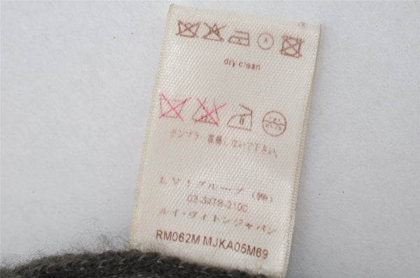 Authentic Louis Vuitton Damier Beanie Knit Cap Size M Cashmere Silk Brown 8994J