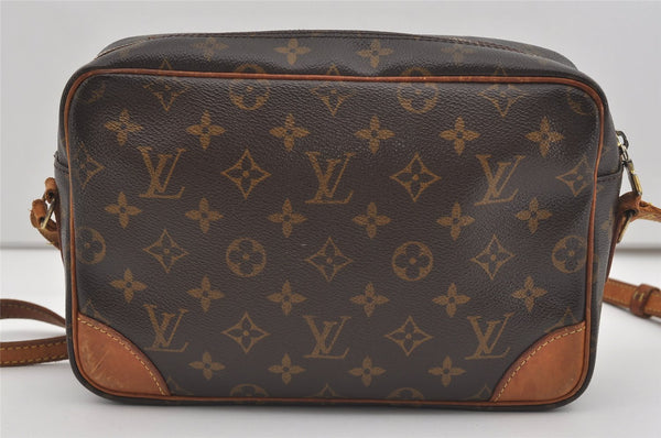 Authentic Louis Vuitton Monogram Trocadero 27 Shoulder Cross Bag M51274 LV 8995I