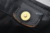 Authentic MIU MIU Vintage Leather Hand Tote Bag Black 8997I