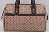 Authentic Louis Vuitton Monogram Mini Josephine GM Hand Bag Pink M92213 LV 8998I