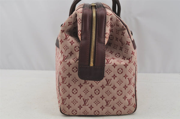 Authentic Louis Vuitton Monogram Mini Josephine GM Hand Bag Pink M92213 LV 8998I
