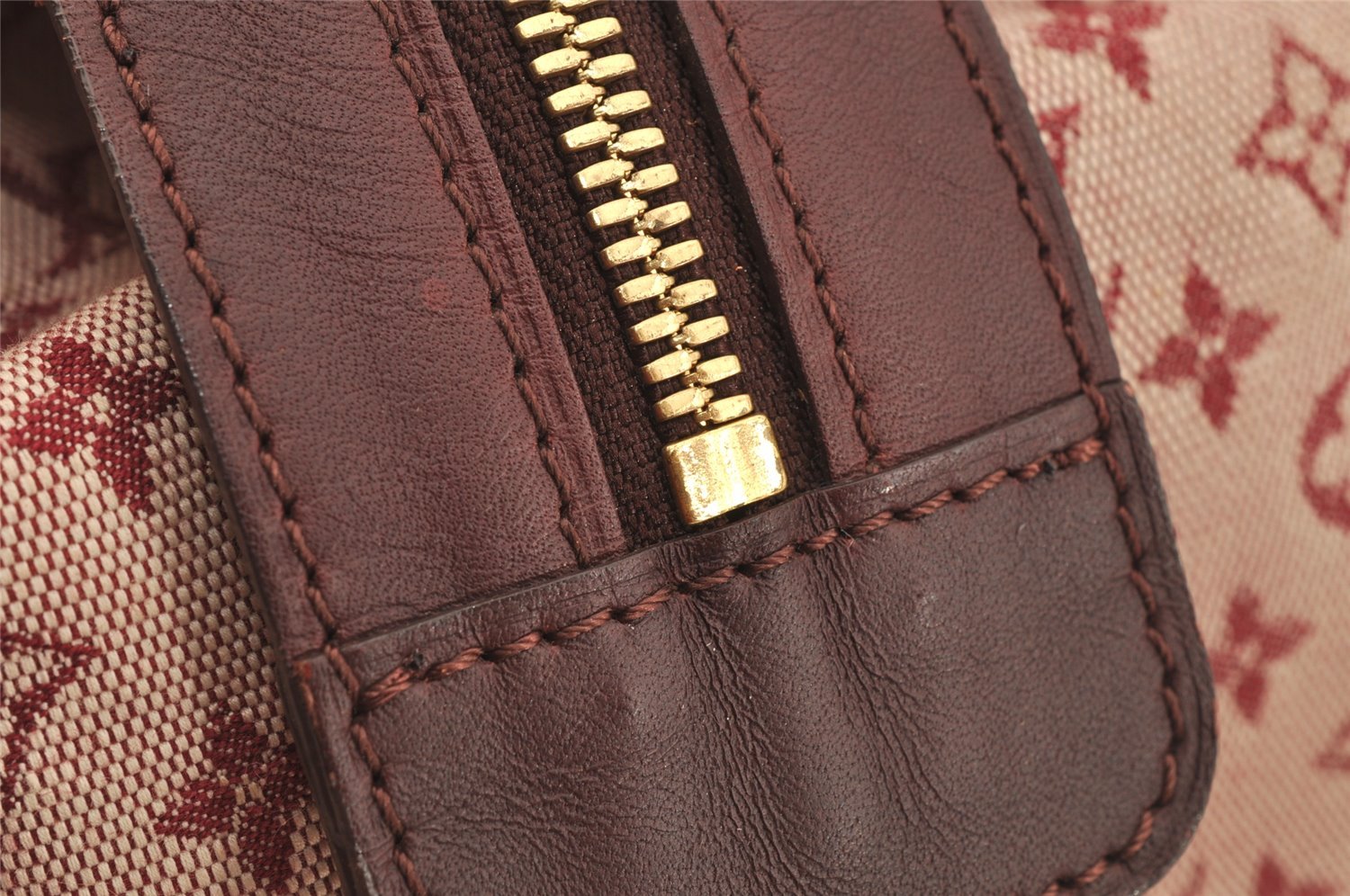 Authentic Louis Vuitton Monogram Mini Josephine GM Hand Bag Pink M92213 LV 8998I