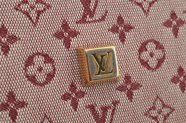 Authentic Louis Vuitton Monogram Mini Josephine GM Hand Bag Pink M92213 LV 8998I