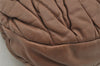 Authentic MIU MIU Matelasse Leather 2Way Shoulder Tote Bag Brown 8999I