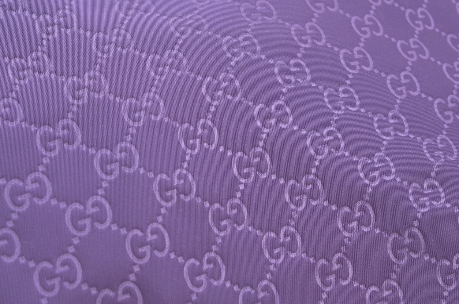 Authentic GUCCI Vintage Shoulder Tote Bag GG Nylon Leather 282439 Purple 9000G