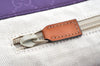 Authentic GUCCI Vintage Shoulder Tote Bag GG Nylon Leather 282439 Purple 9000G