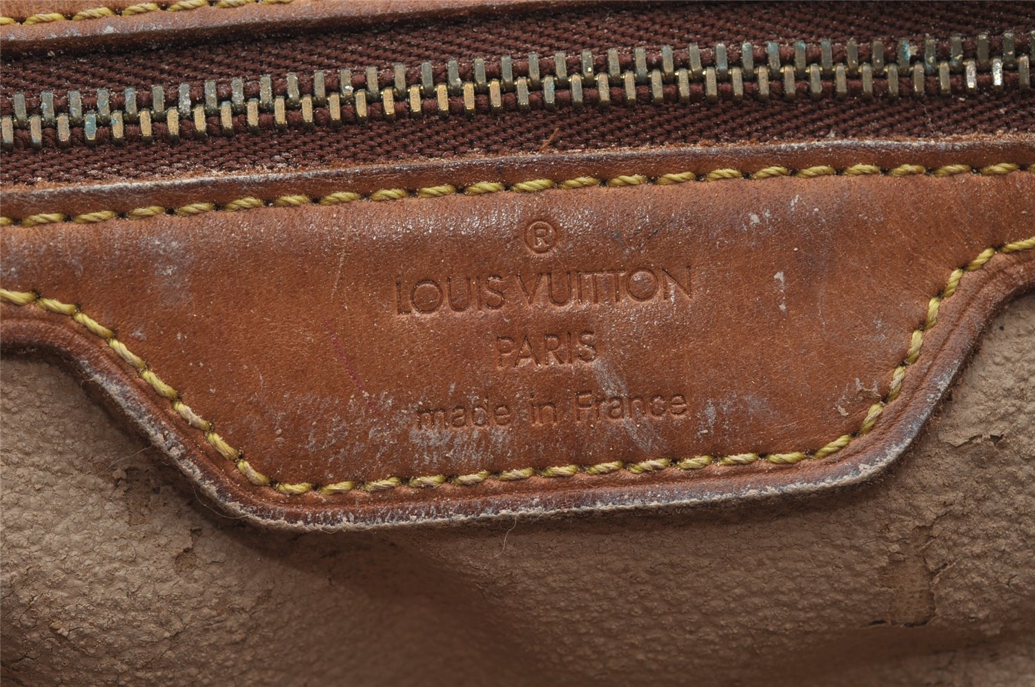 Authentic Louis Vuitton Monogram Bucket GM Shoulder Tote Bag M42236 Junk 9001I