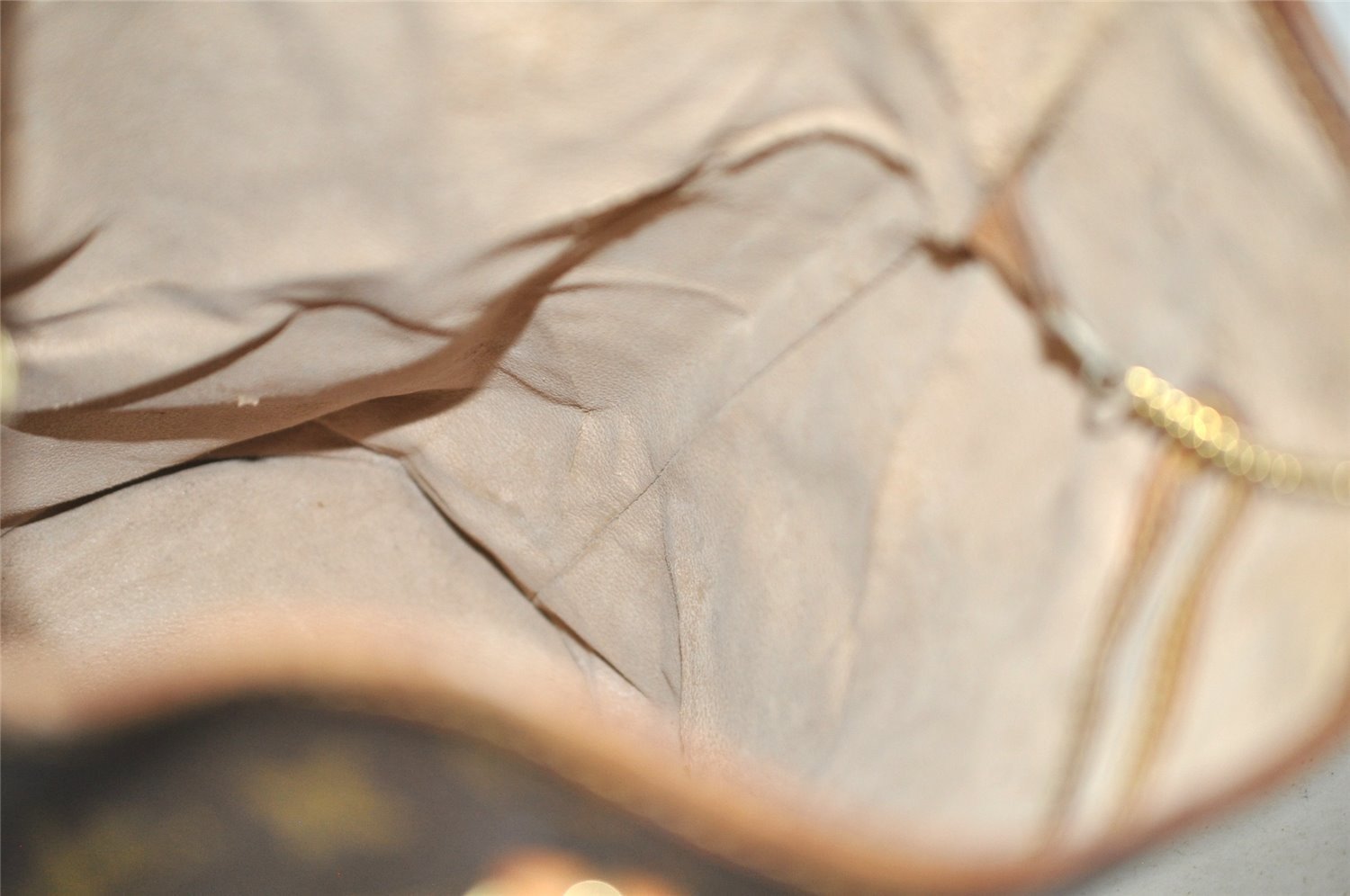 Authentic Louis Vuitton Monogram Bucket GM Shoulder Tote Bag M42236 Junk 9001I