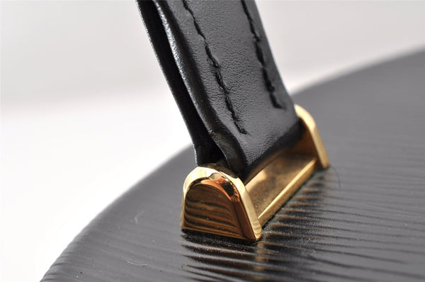 Authentic Louis Vuitton Epi Cannes Cosmetic Hand Bag Purse Black M48032 LV 9002I