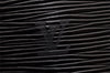 Authentic Louis Vuitton Epi Cannes Cosmetic Hand Bag Purse Black M48032 LV 9002I