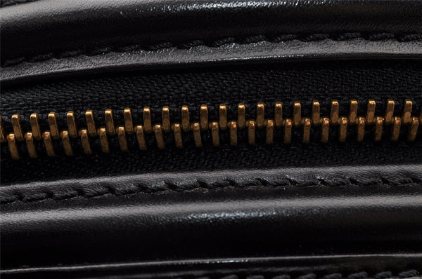 Authentic Louis Vuitton Epi Cannes Cosmetic Hand Bag Purse Black M48032 LV 9002I