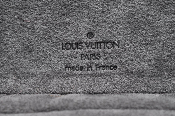 Authentic Louis Vuitton Epi Cannes Cosmetic Hand Bag Purse Black M48032 LV 9002I