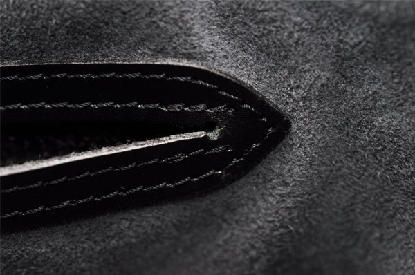 Authentic Louis Vuitton Epi Cannes Cosmetic Hand Bag Purse Black M48032 LV 9002I