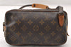 Auth Louis Vuitton Monogram Marly Bandouliere Shoulder Cross Bag M51828 LV 9004I