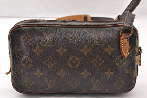 Auth Louis Vuitton Monogram Marly Bandouliere Shoulder Cross Bag M51828 LV 9004I