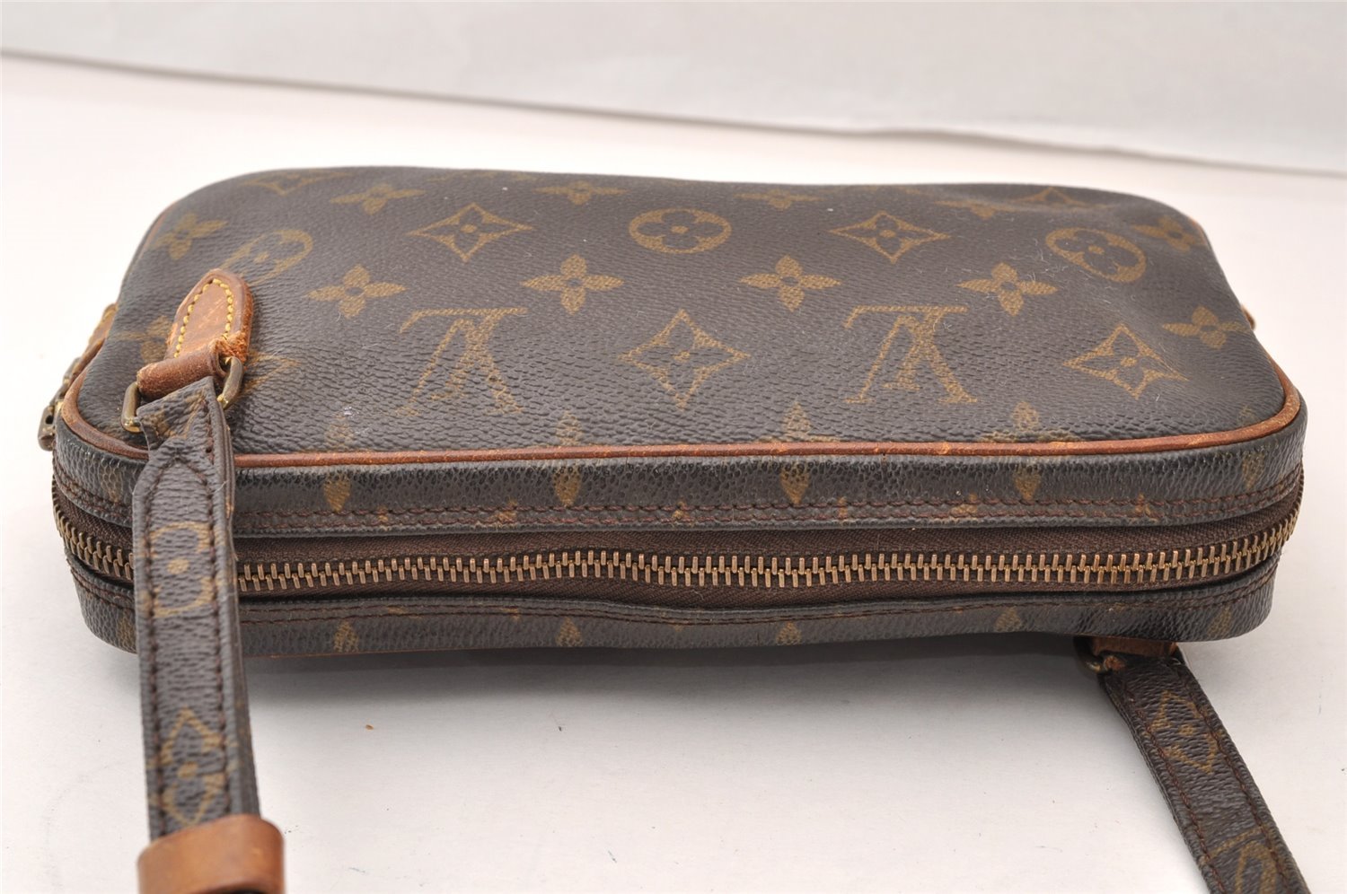 Auth Louis Vuitton Monogram Marly Bandouliere Shoulder Cross Bag M51828 LV 9004I