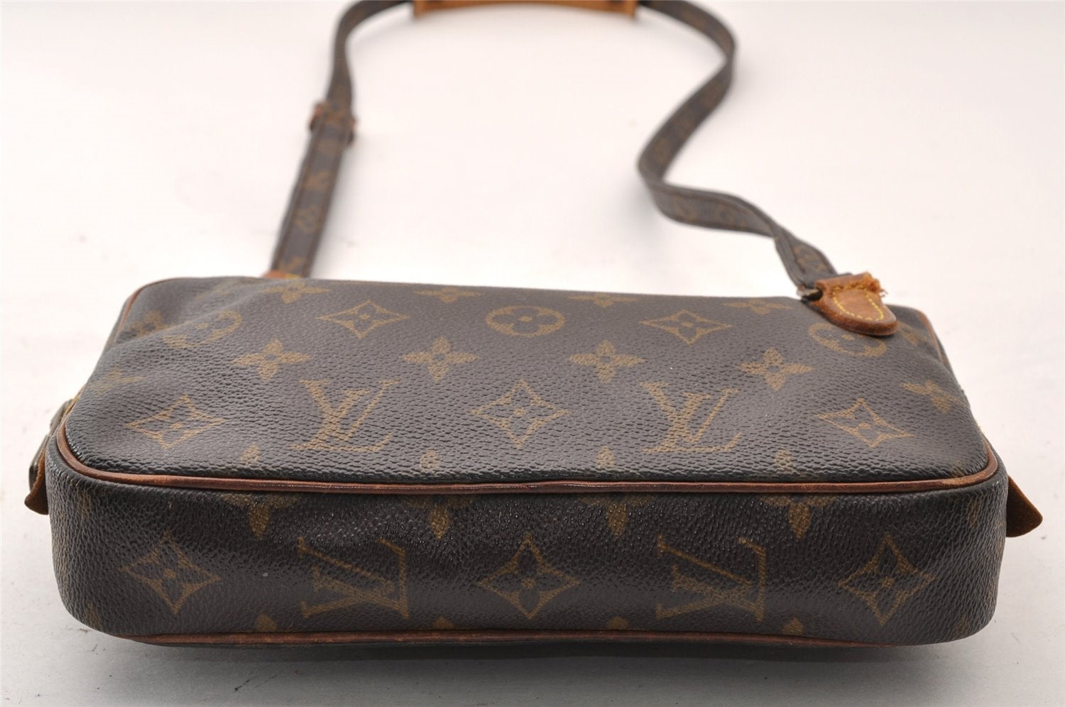 Auth Louis Vuitton Monogram Marly Bandouliere Shoulder Cross Bag M51828 LV 9004I