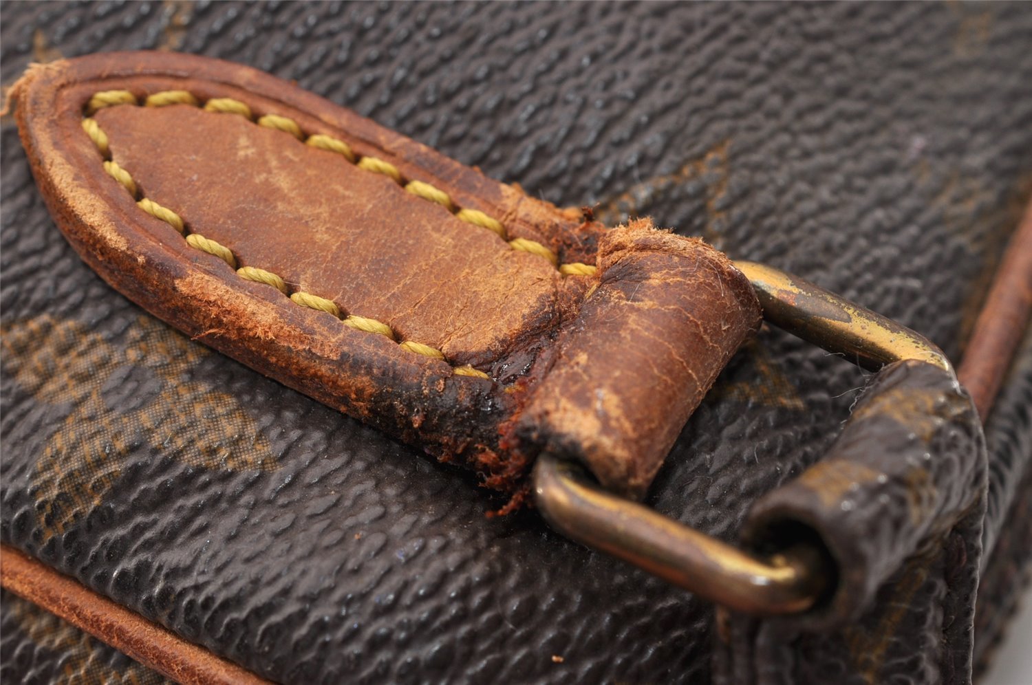 Auth Louis Vuitton Monogram Marly Bandouliere Shoulder Cross Bag M51828 LV 9004I